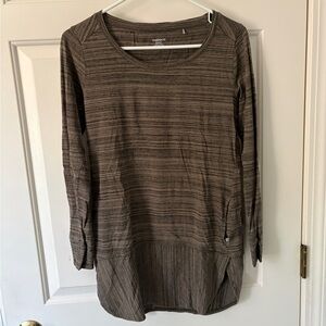 Toad&Co Earthy Brown Long Sleeve Top